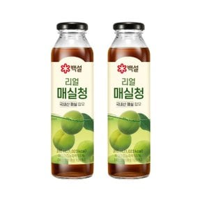 백설 리얼 매실청 310ml x2개