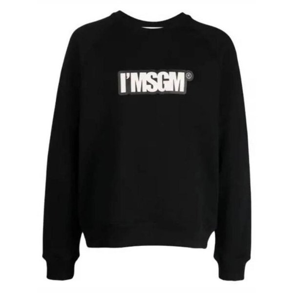 엠에스지엠 긴팔 티셔츠 3440MM8623700099 BLACK DOM