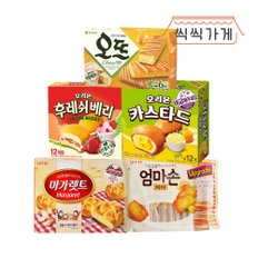 초코 없이 달디달고 달디달고 달디단 파이 5종(카스타드 마가렛 엄마손 후레쉬 오뜨치즈)