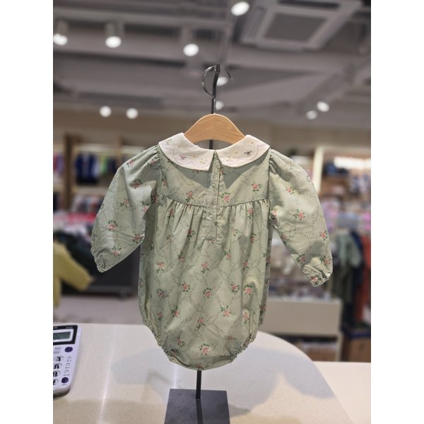 [파주점] (GN)  로지플라워자수SET바디슈트  34C1360404