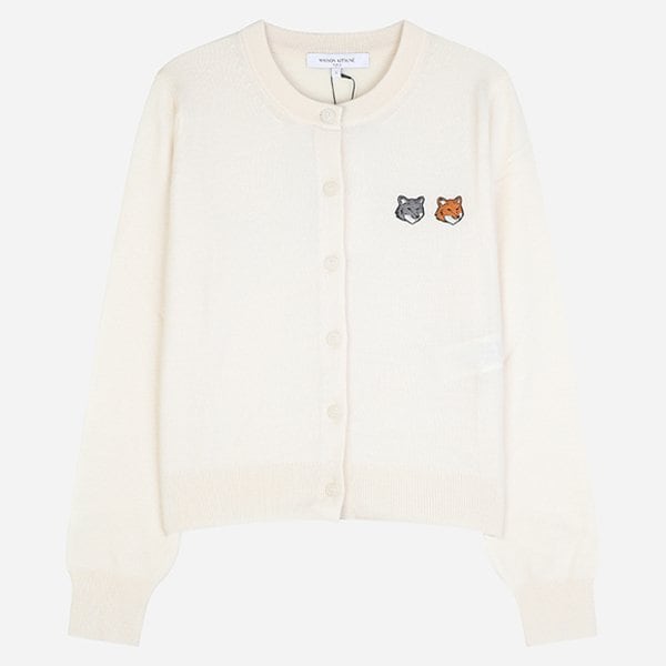 [시흥점] 6S OW051CFKT1181 P702 더블 폭스 여성 가디건 라떼