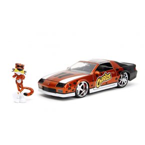 Jada Toys Cheetos 1:24 1985 Chevy Camaro Z28 & 2.75 다이 캐스트 자동차 인치 체스터 치타