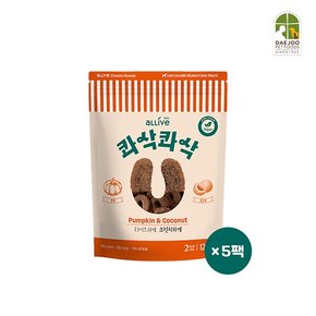 콰삭콰삭 호박&코코넛 120g 5팩