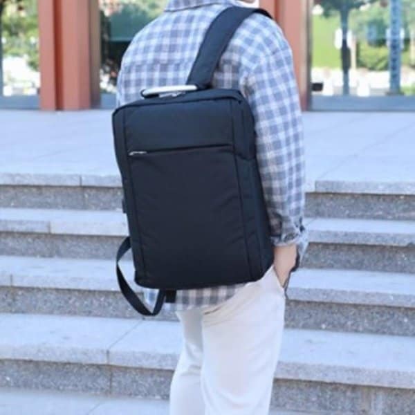 [옷자락] 남자 직장인 대학생 데일리 노트북 슬림 백팩