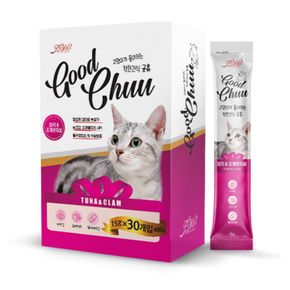 고양이 츄르 간식 참치조개관자 1box(15gx30개입)