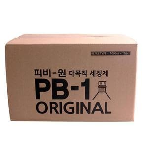 PB-1(피비원)리필형 1000ml 15개(1박스) 생활 (S14546107)