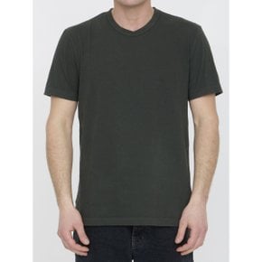 [제임스 펄스] Short Sleeve T-Shirt MLJ3311_DKOL GREEN