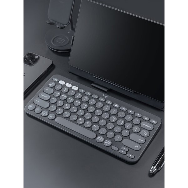 로지텍 코리아 K380S 블루투스 무선 키보드 블랙