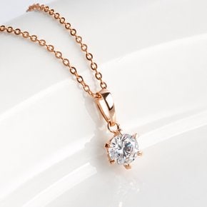 14K 미니싱글 큐 라인 펜던트