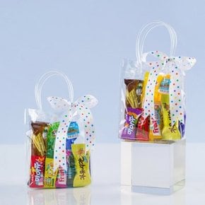 [답례품 구디백]비눗방울 소풍 가방+무료스티커 생일 간식 선물 방학