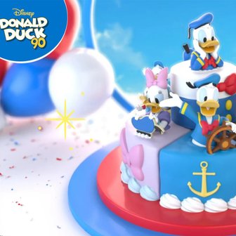 킨키로봇 Disney Donald Duck Surprise Cake Sliceables Blind Box