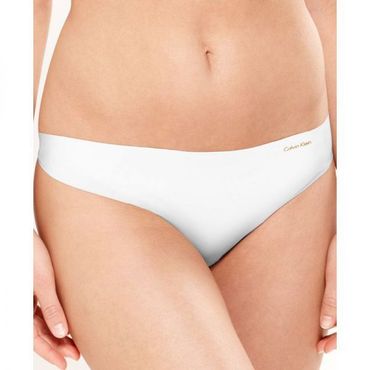 Calvin Klein 우먼 캘빈클라인 Invisibles Thong 언더웨어 D3428 - 화이트 1895932