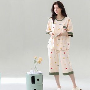 여성 브라캡 내장 홈웨어 투피스 잠옷 SD-5149