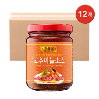  이금기 중화 고추마늘소스 226g 12개 (한박스) / 감칠맛 중화소스
