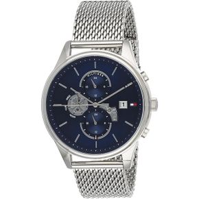 영국 타미힐피거 시계 Tommy Hilfiger Analogue Multifunction Quartz Watch for Men with Silve