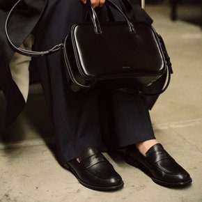 Soffy penny loafer Black