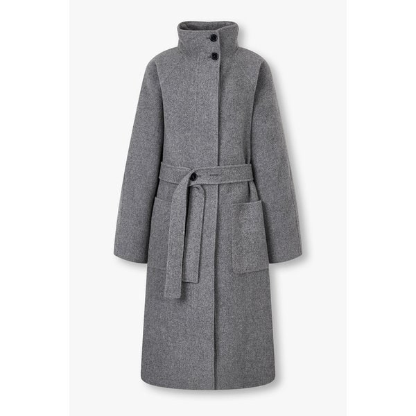 핸드메이드 벨티드 롱코트 9195411511083