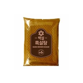 CJ 백설 흑설탕 1kg 4개