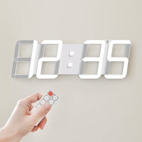 시그니처 폰트 LED 벽시계 인테리어 거실시계