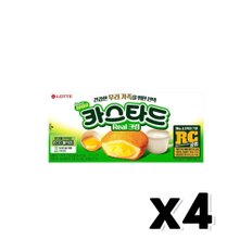 롯데 카스타드 6입 베이커리빵 138g x 4개