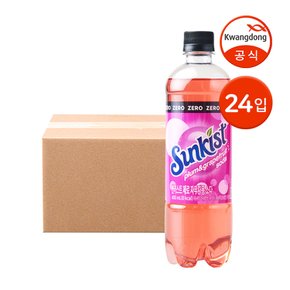 썬키스트 제로 자두자몽 소다 600ml 24입 / 탄산음료 제로음료