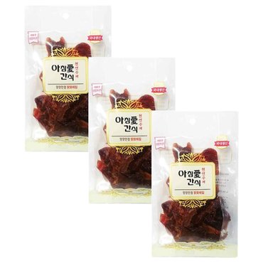  아침애 수제간식 단단한닭모래집 60g  x 3개세트