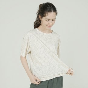 루즈 T (플라워 린넨) 오트밀 252601FOT