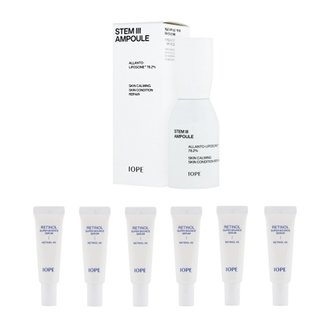 아이오페 스템3 앰플 50ml + 레티놀 슈퍼바운스 세럼 60ml (10ml x 6)