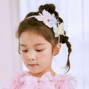 핑크 멀티 나비 헤어밴드 Q64DG5123