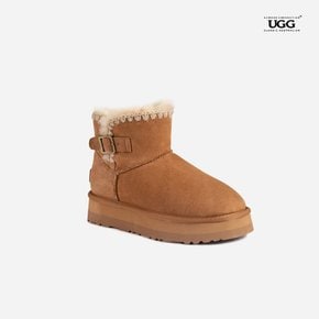호주어그 오즈웨어 26FW 에스키모 버클 플랫폼 미니 양털부츠 어그부츠 OB818P