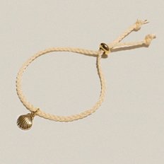 [BEST] SHELL BRAID BRACELET CREAM (2206190300014)