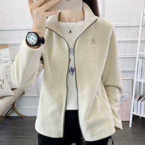 아웃도어 여성 후리스 잠바 뽀글이 소프트 하이넥 집업 자켓 점퍼 캐주얼 데일리 바람막이 안감
