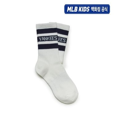 MLB키즈 (백화점 공식)25N 바시티 레터링 일대일 양말  7ASOV035N-50NYS
