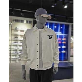 휠라 [파주점] 유니 카라 바시티 자켓 (FS2FTH1103X-CRM)