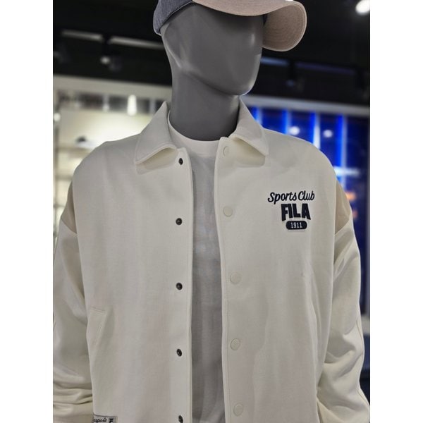 [파주점] 유니 카라 바시티 자켓 (FS2FTH1103X-CRM)