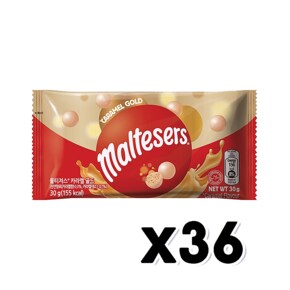 몰티져스 카라멜골드 초코볼 디저트간식 30g x 36개