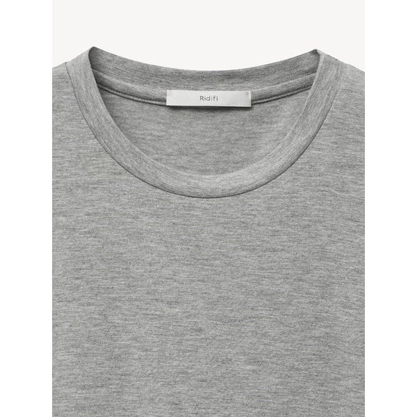 CUTTING ROUND T-SHIRT_GRAY