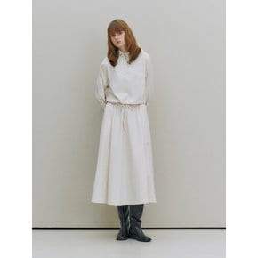 Jamie hooded dress (Cream beige)