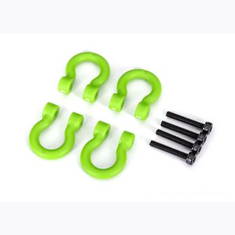  AX8234-GRN Bumper D-rings,green-front or rear/2.0x12 CS (4)