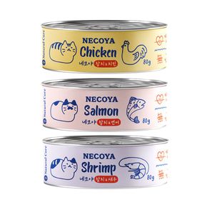 네코야 고양이 간식 참치 베이스 캔 80g[36153893]