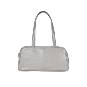 Trapezoid Baguette Shoulder Bag (crack)(stone)