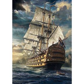 케이엠엘리 캔버스보석십자수 배 대항해시대 40x50