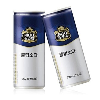  코카콜라 캐나다드라이클럽소다 250mL 60캔