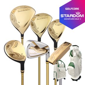 카타나 스타덤 SIGNATURE GOLD V 여성용 풀세트(12PCS)+힐클릭핸드케리어캐디백세트