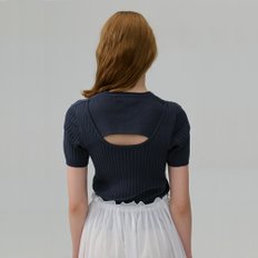 Back Cut-Out Top_DARK GREY