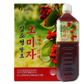 김소형 발효 오미자진액 (1L x 2병) 총 2L