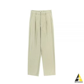 오라리 24 HARD TWIST COTTON SILK VIYELLA SLACKS SAGE GREEN (A24SP03KV) (하드 트위