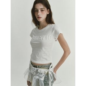 FRILL MICRO LAYERED SKIRT (WHITE)