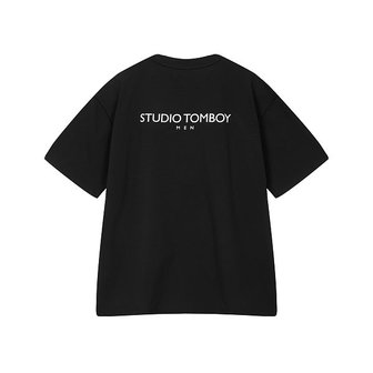 STUDIO TOMBOY 톰보이로고 오버핏 티셔츠91M3222420BLACK