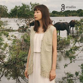 25SS 프린지 니트베스트